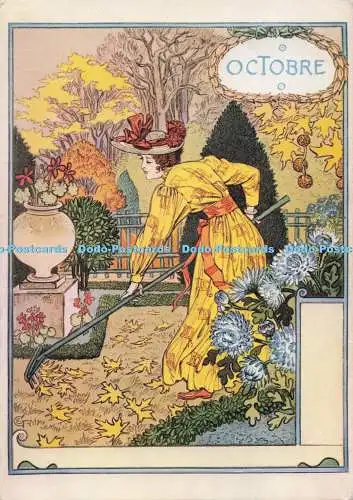 D275636 Octobre La Belle Jardiniere 1896 Museum für Kunst und Gewerbe Hamburg L
