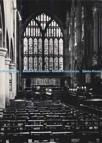 D275701 Malvern Priory gegründet 1085 Benediktiner vergrößert 1460 Das Kirchenschiff und Chanc