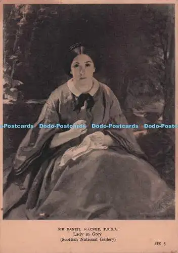 D275723 Scottish National Gallery Lady in Grey Medici Society Ltd Sir Daniel Mac