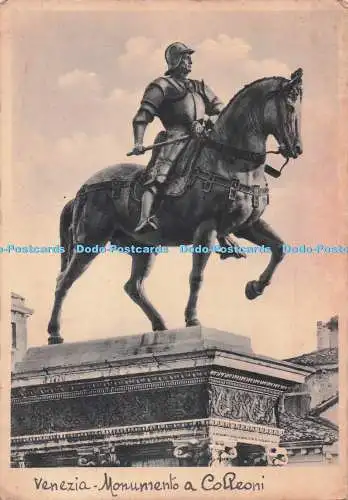 D275726 Venezia Monumento a Colleoni Cecami Stab Grafico Cesare Capello 1934