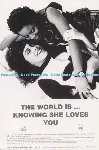 D275729 The World is Knowing She Loves You Pop Against Homophobia