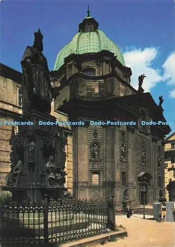 D275739 Praha Kirche der Kreuzritter in der Altstadt Jean B Mathey CT