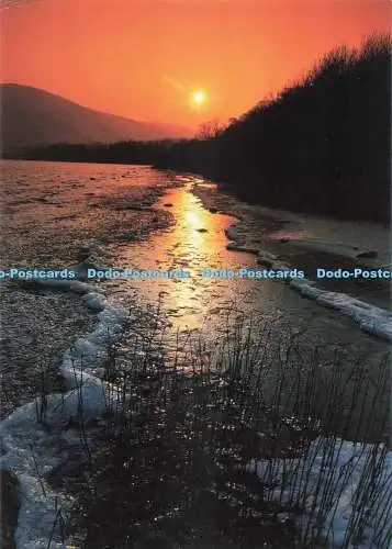 D275890 Sunset Lake Bassenthwaite Images and Editions Images of Britain Julie Fr