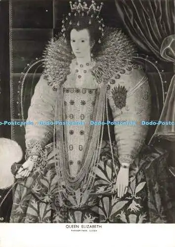 D275905 Sussex Parham Park Queen Elizabeth