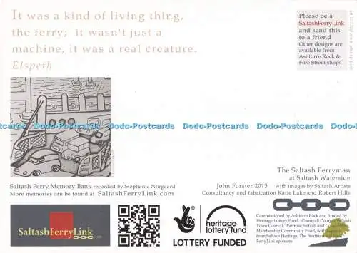 D275967 Eye to the Opposite Shore Saltash Ferryman at Saltash Waterside John für