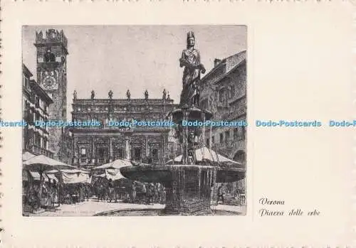 D276050 Verona Piazza delle Erbe Onestinghel