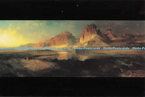 D276136 Nearing Camp Evening on the Upper Colorado River 1882 Bolton Museum Art