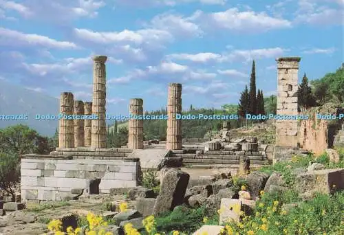 D276243 Delphi Ansicht des Tempels des Apollon Hannibal