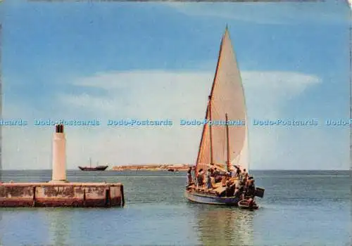 D276306 Malediven Batheli ein in den Atollen übliches Segelschiff J Arthur Dixon Lt