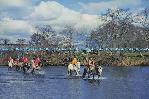 D276346 Newtonmore Pony Trekkers Fording the Spey J Arthur Dixon Ltd