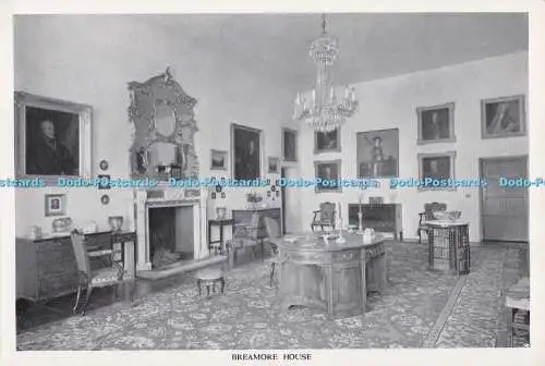 D276359 Breamore House Landleben Postkarte