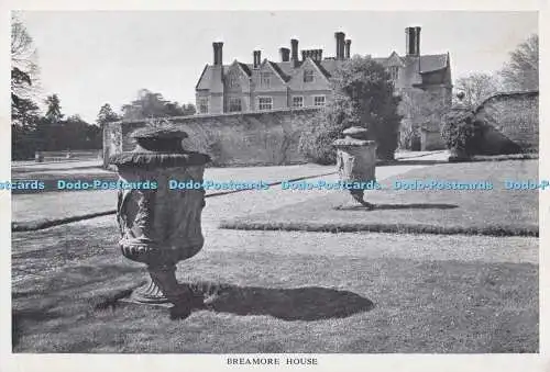 D276360 Breamore House Landleben Postkarte