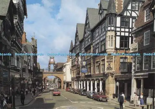 D276366 Chester Eastgate Street und Grosvenor Hotel Richter Postkarten Ltd C 8069