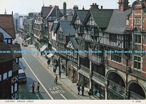 D276367 Chester Bridge Street Richter Postkarten Ltd C 5036