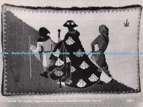 D276437 Guildford Cathedral Kneeler The Pilgrims Designed by Miss M M Chance Fri