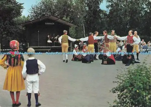 D276446 Stockholm Skansen Folkdanslag Grafisk Konst G Trimboli