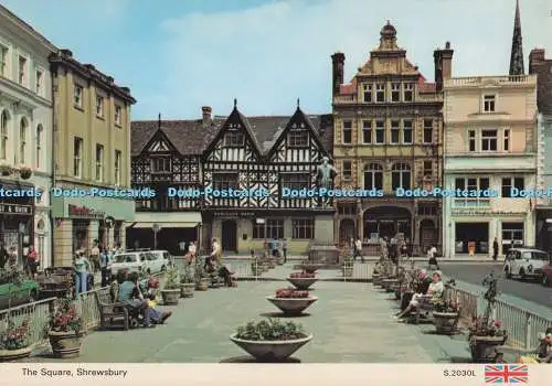 D276450 Shrewsbury The Square E T W Dennis and Sons Ltd Photocolour