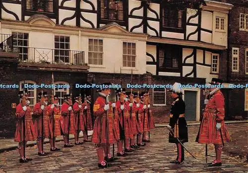 D276564 Tower of London Yeoman Warders on Ceremonial Church Parade HMSO Larkfiel
