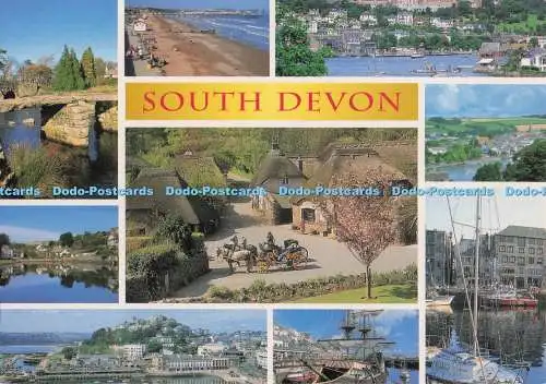 D276572 South Devon Postbridge John Hinde 2000 Multi View