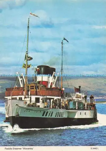 D278835 Raddampfer Waverley E T W Dennis Waverley Dampfnavigation