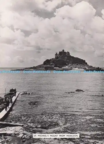 D278933 St Michael Mount From Marazion Photochrom