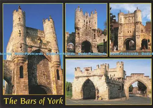 D281412 The Bars of York Monk Bar Micklegate Bar Walmgate Bar Bootham Bar John H
