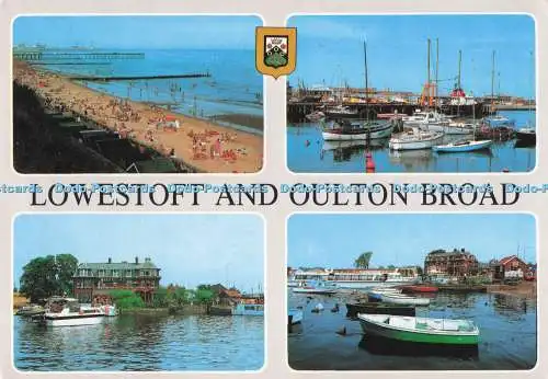 D281417 Lowestoft and Oulton Broad The Beach The Harbour Boating Lake Fisa I G M