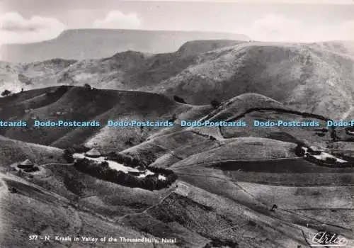 D283736 Natal Kraals im Tal der tausend Hügel Kunstverlag Ltd