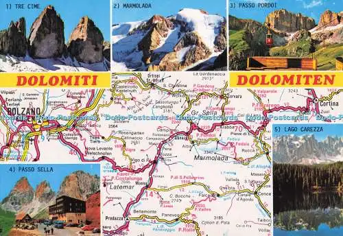 D285962 Dolomiten Drei Zinnen Marmolada Passo Pordoi Passo Sella Tabacco B Lazzarott