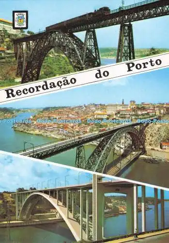 D285963 Recordacao do Porto Portugal Pontes Sobre o Rio Douro Fisa Lifer No 311