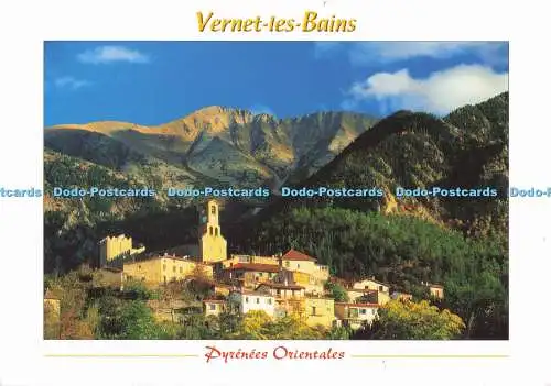 D285968 Vernet les Bains Pyrenäen Orientales Vue du Vieux Village Blotti au Pied