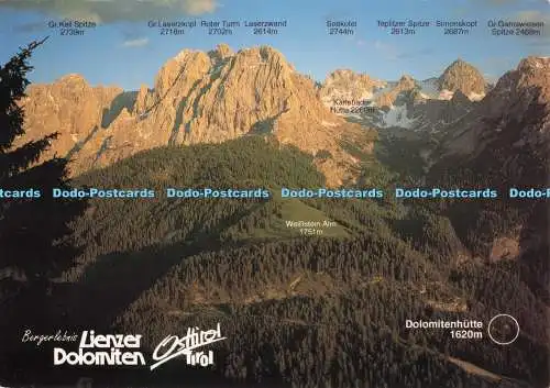D285969 Bergerlebnis Osttirol Blick in das Zentrum der Lienzer Dolomiten mit dem