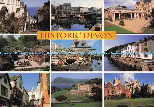 D281433 Historic Devon Clovelly Plymouth Barnstaple Middle Cockington Brixham Da