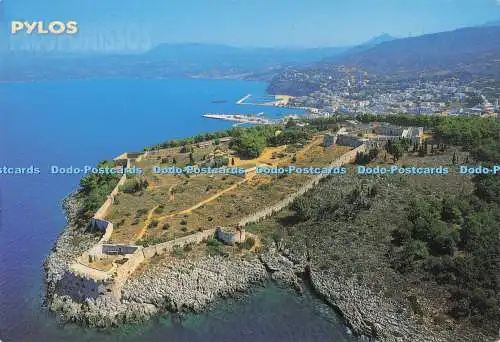 D285972 Pylos Blick auf die Stadt aus der Luft Michalis Toubis 2001