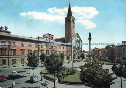 D285974 Domplatz von Piacenza und Erzbischöflicher Palast P Marzari L F P