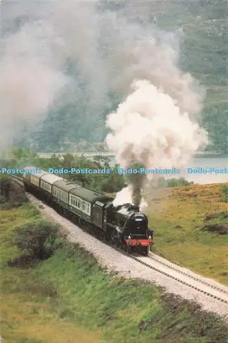 D279057 George Stephenson Nr. 44767 sprengt weg von Lochailort auf dem Weg nach Mal