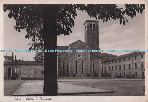 D276888 Udine Chiesa S Francesco Postkarte