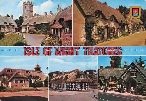 D276889 Isle of Wight Thatches Godshill W J Nigh Multi View