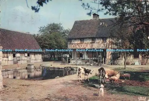 D276893 Charmes et Couleurs de la Normandie Forme Normande La Cigogne Andre Leco