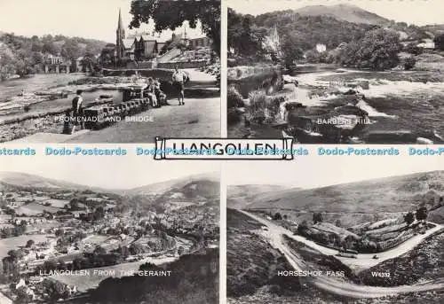 D281482 Llangollen Hufeisenpass Llangollen vom Geraint Barbers Hill Prome