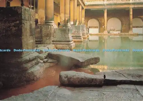 D281501 Bath England The Great Roman Bath and Divings Stone First Century A D Th