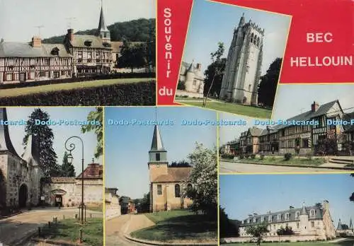 D276913 Souvenir du Bec Hellouin Dubray 1999 Multi View