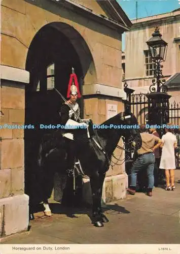 D286035 London Horseguard on Duty E T W Dennis Scarborough