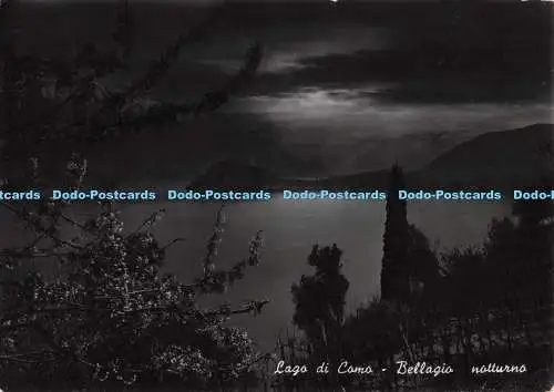 D281502 Lago di Como Bellagio Notturno Sandro Lanfranconi RP
