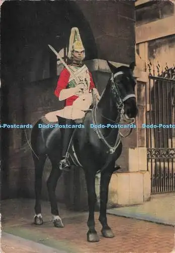 D286036 London Whitehall Horse Guard A V Fry 1959