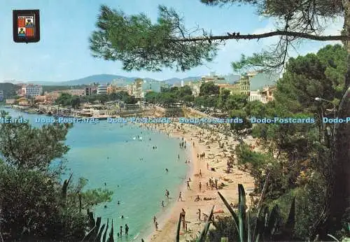 D283815 Mallorca Porto Cristo Blick auf den Strand Fisa Escudo de Oro A Subirats Ca