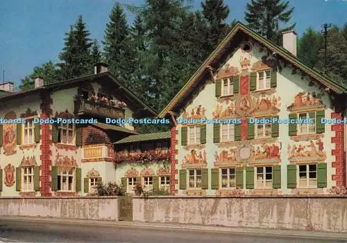 D276920 Passionsspieldorf Oberammergau Hansl und Gretl Heim Dr. Greiff