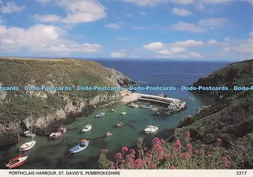 D276921 Pembrokeshire Porthclais Hafen St David Pembrokeshire Auge Postkarten Ha