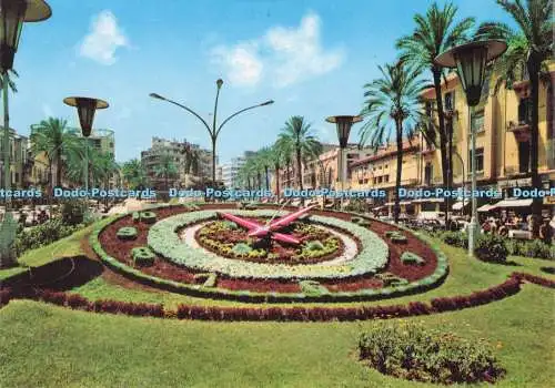D283821 Beirut The Flower Talking Clock Square Telko