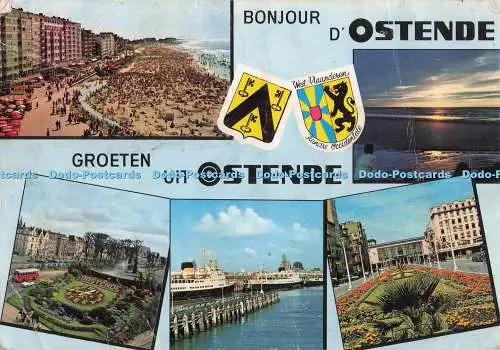 D281513 Groeten uit Ostende Les Editions VOG Multi View